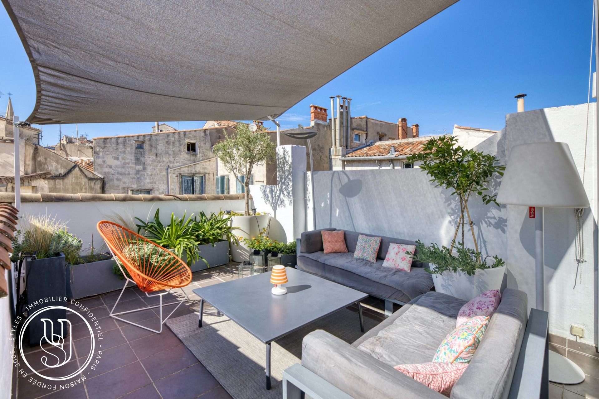 Montpellier - Sold by S T Y L E S, Ecusson, a flat with terraces... - image 2