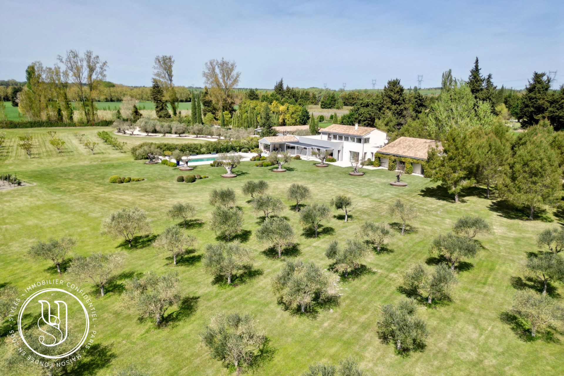 Saint-Rémy-de-Provence - à 5 mn du centre ville, un domaine avec vues Alpilles  - image 14