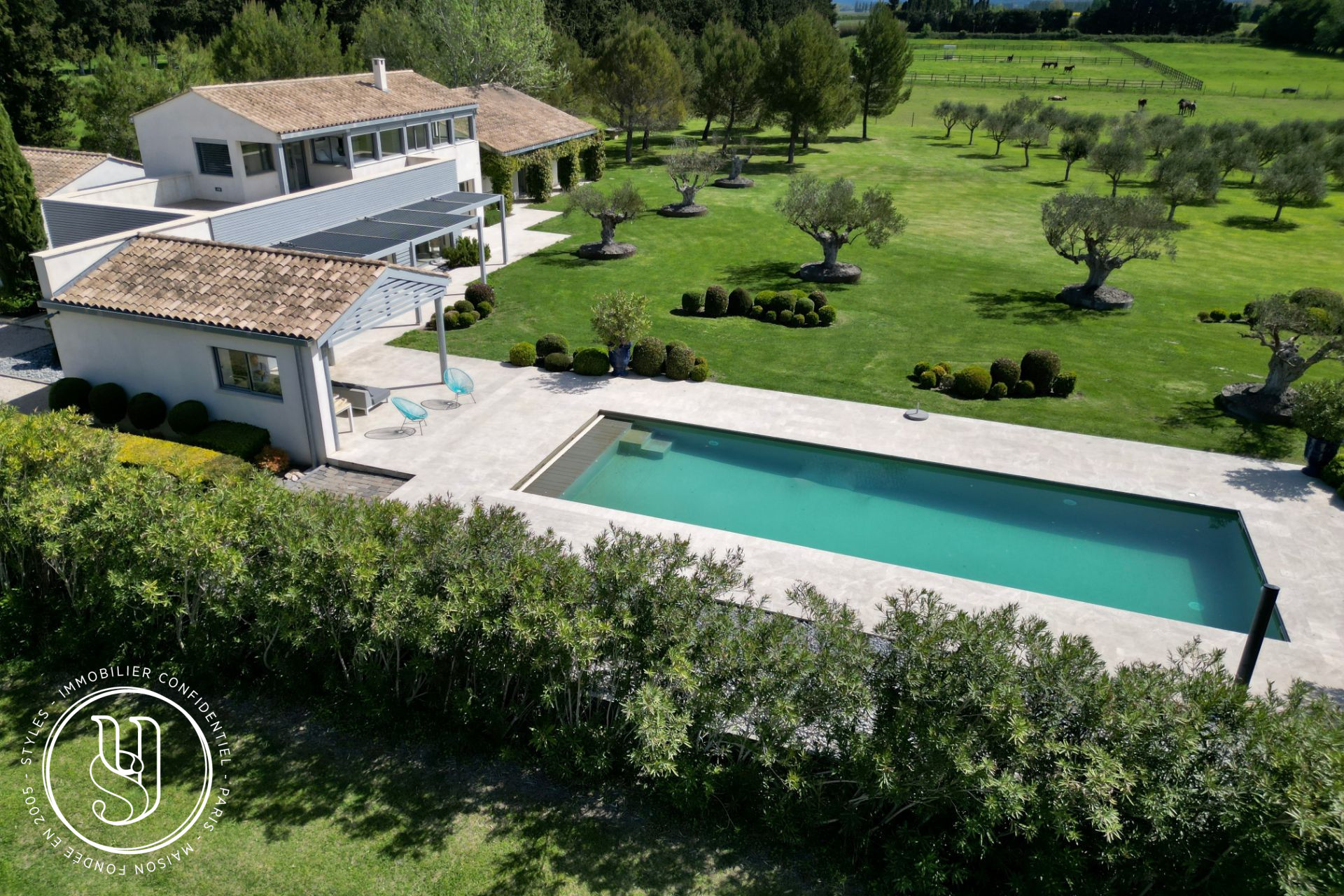 Saint-Rémy-de-Provence - à 5 mn du centre ville, un domaine avec vues Alpilles  - image 13