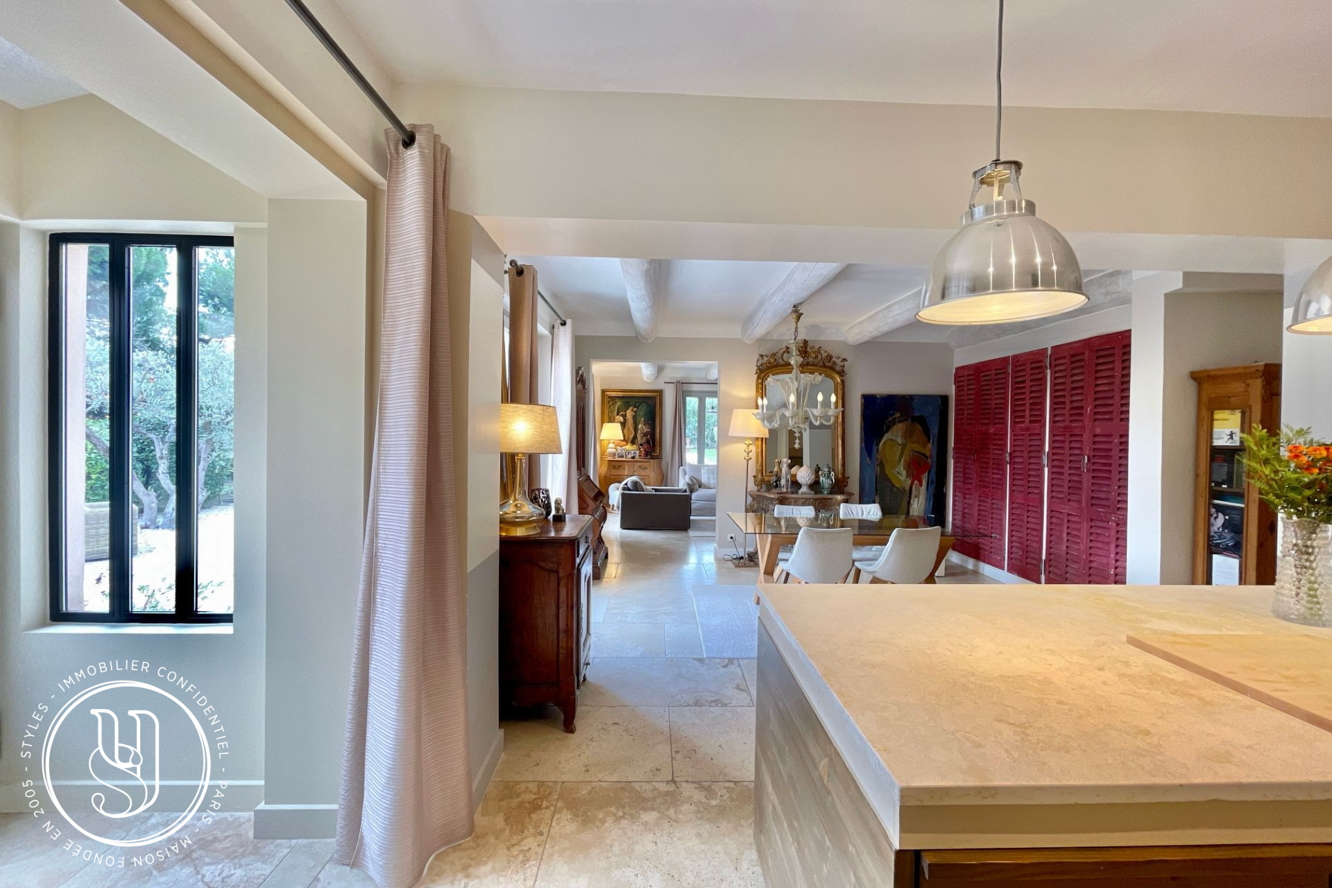 Saint-Rémy-de-Provence - under contract S T Y L E S, An elegant renovated house with a  - image 9