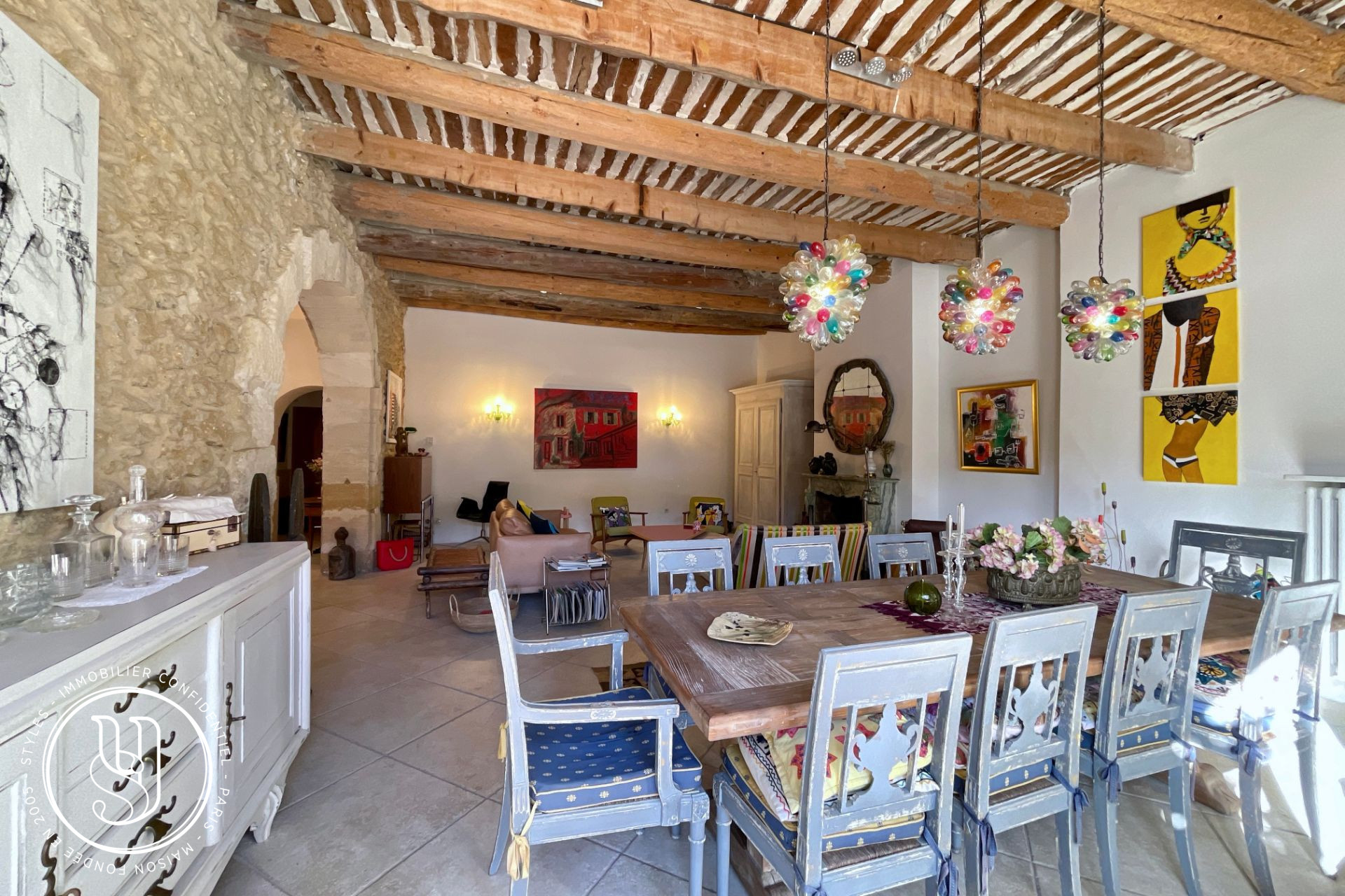 Saint-Rémy-de-Provence - proche, une demeure de charme au coeur d''un village provençal - image 9