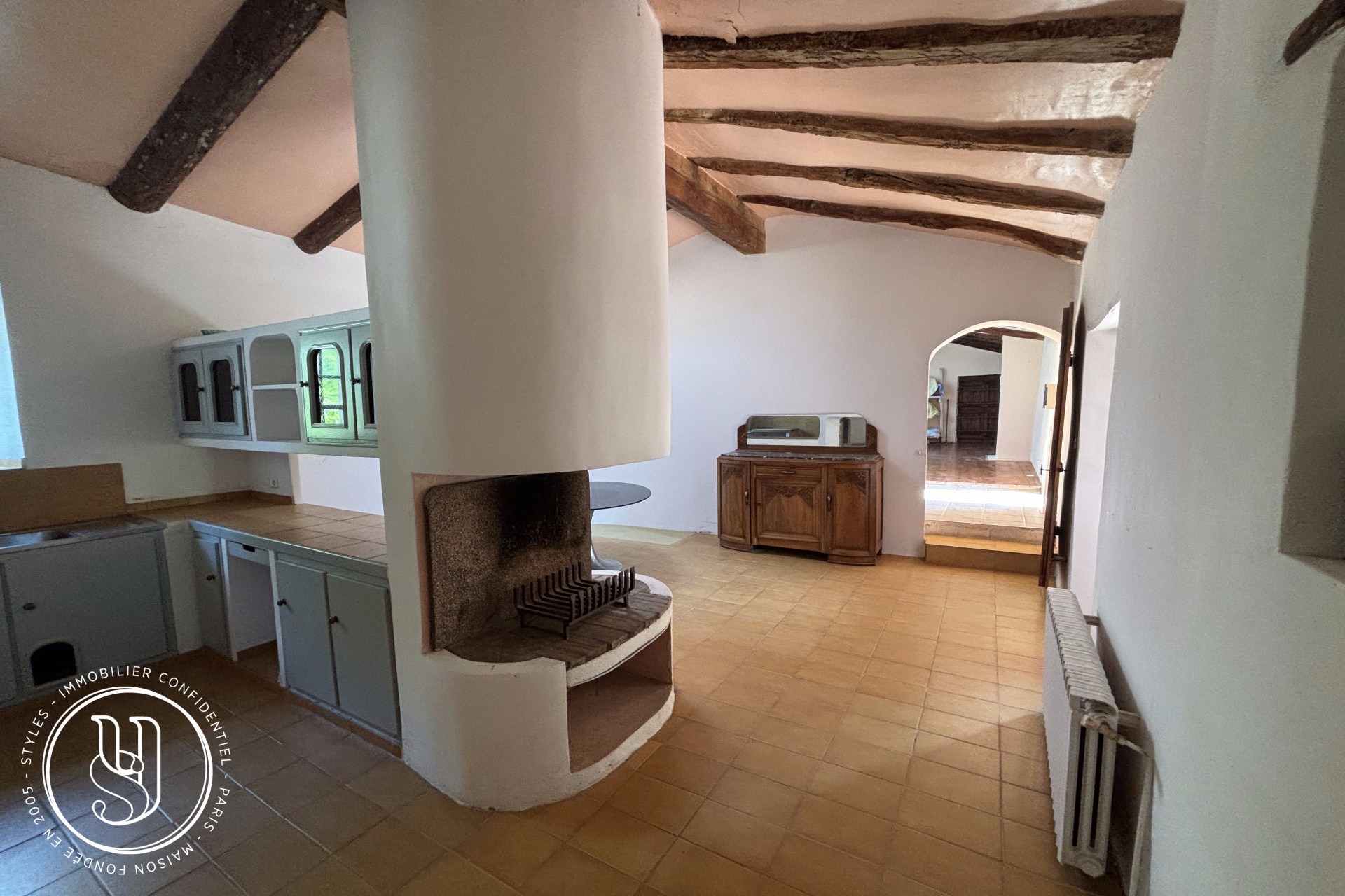Uzès - -Anduze, a farmhouse to be completely renovated and its 2 hect - image 13