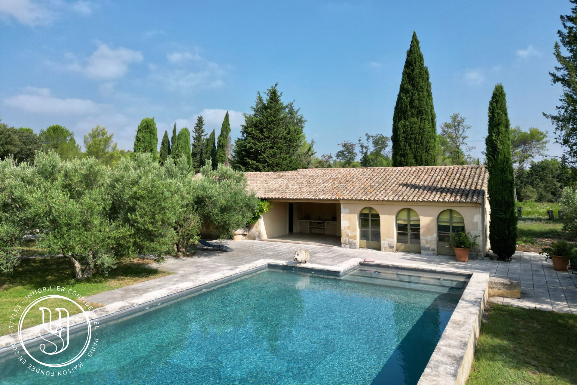 Saint-Rémy-de-Provence - en campagne - Fabuleux domaine de 28ha - image 2