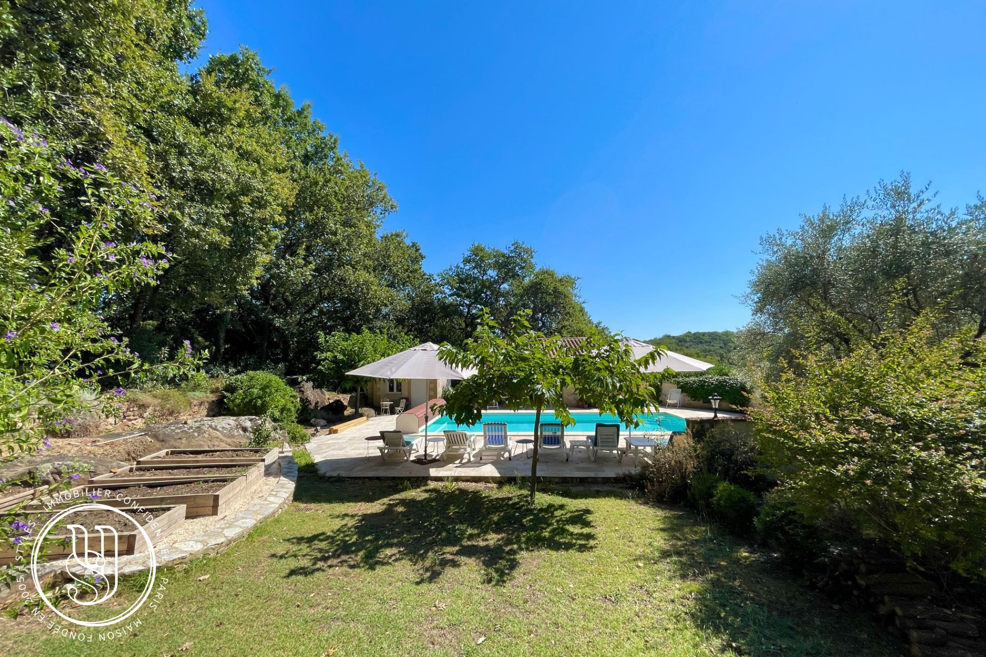 Uzès - proche, un bien de charme avec extension contemporaine - image 13