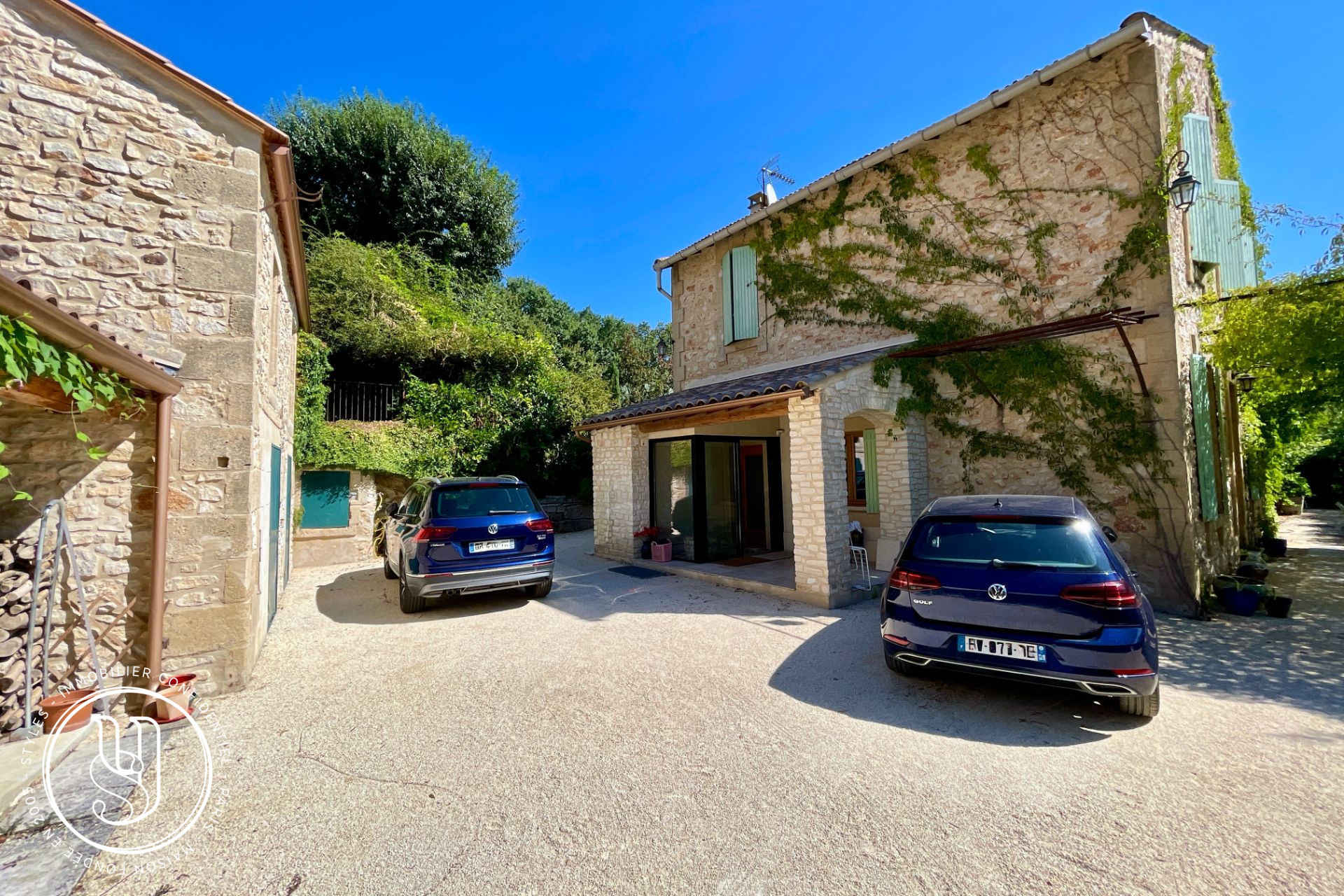 Uzès - proche, un bien de charme avec extension contemporaine - image 18
