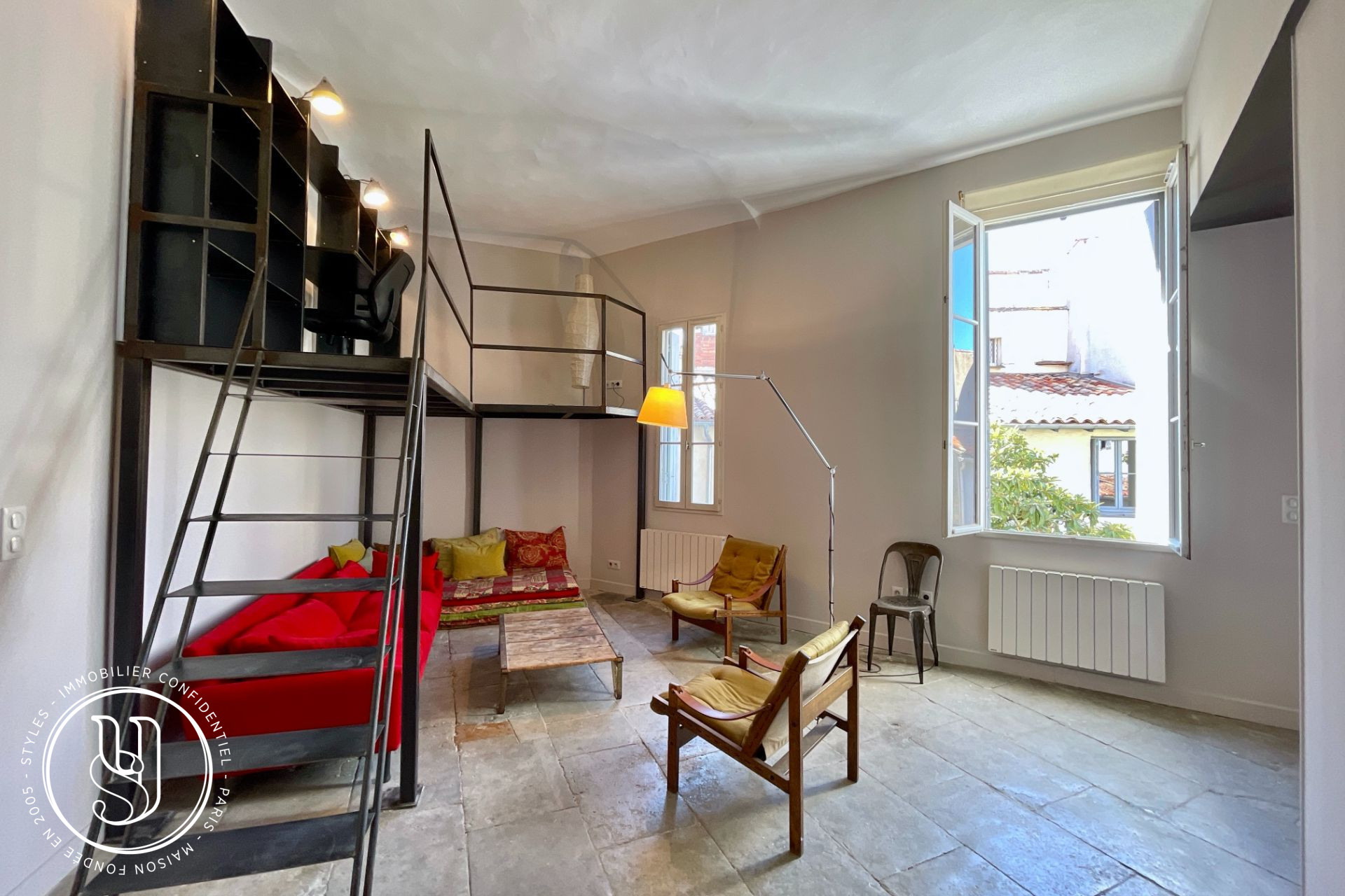 Montpellier - Ecusson-Préfecture : Appartement esprit loft entièrement rénov - image 7