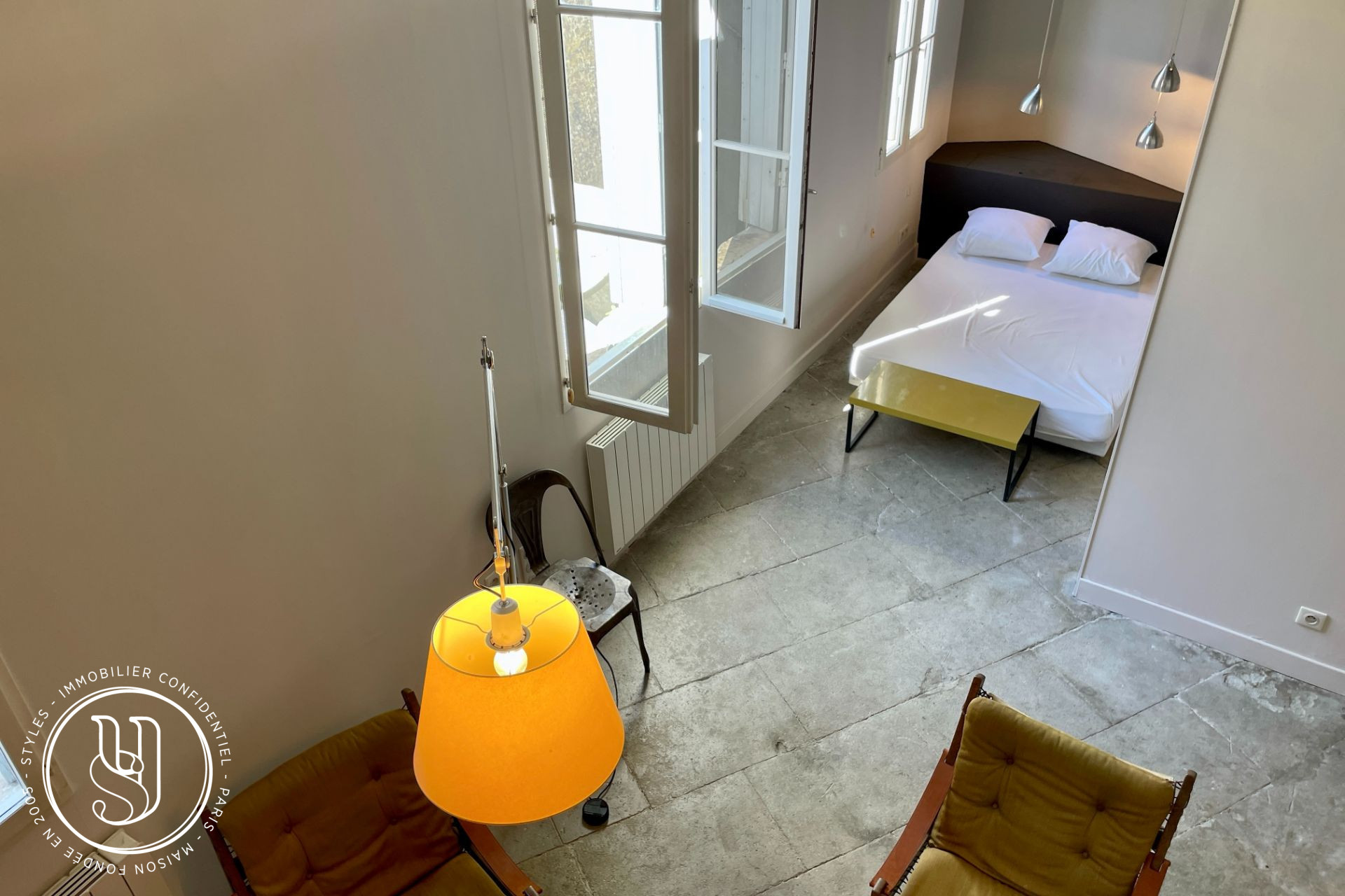 Montpellier - Ecusson-Préfecture : Appartement esprit loft entièrement rénov - image 2