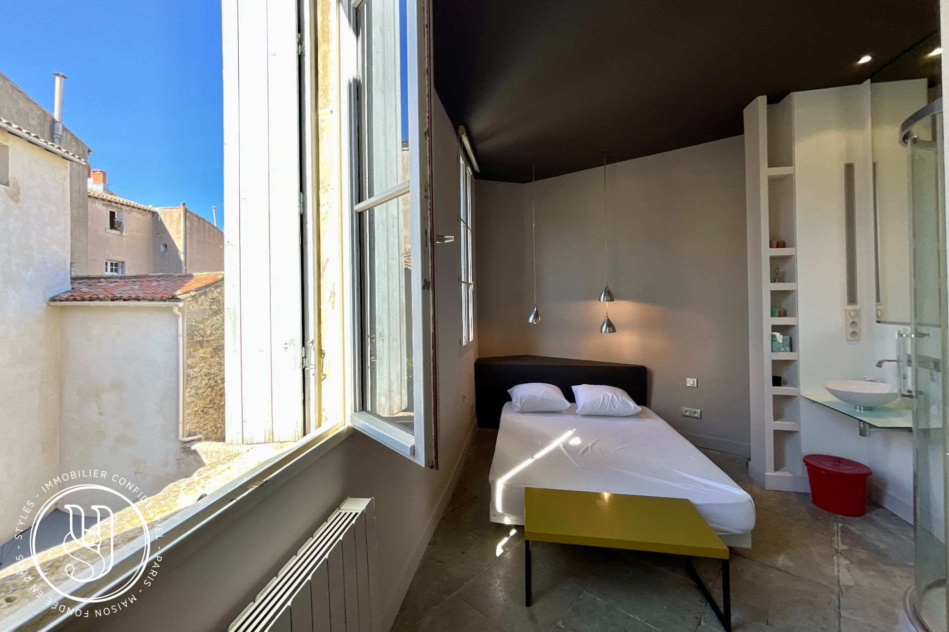 Montpellier - Ecusson-Préfecture : Appartement esprit loft entièrement rénov - image 6